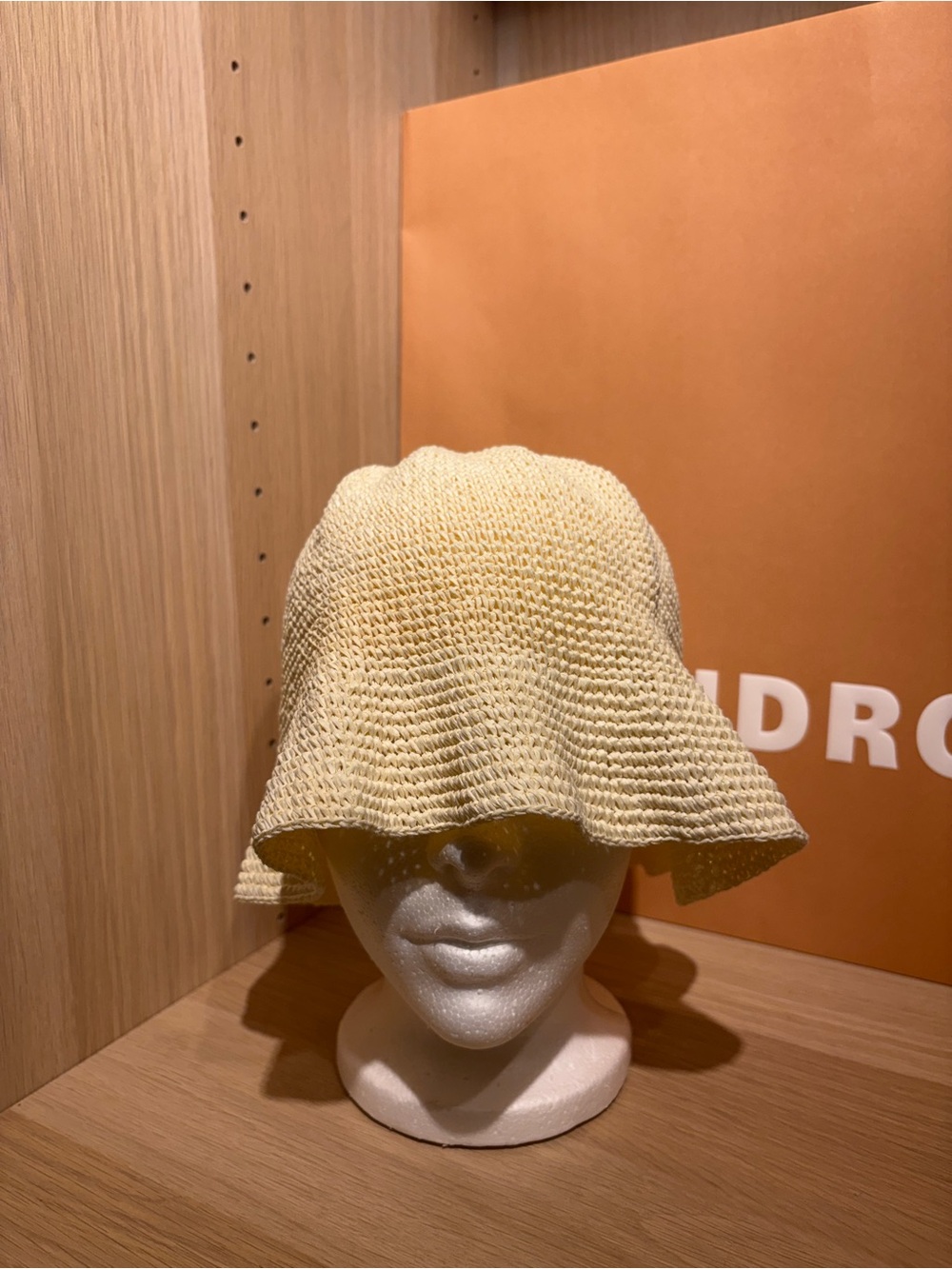 Main Character Cream Crochet Bucket Hat